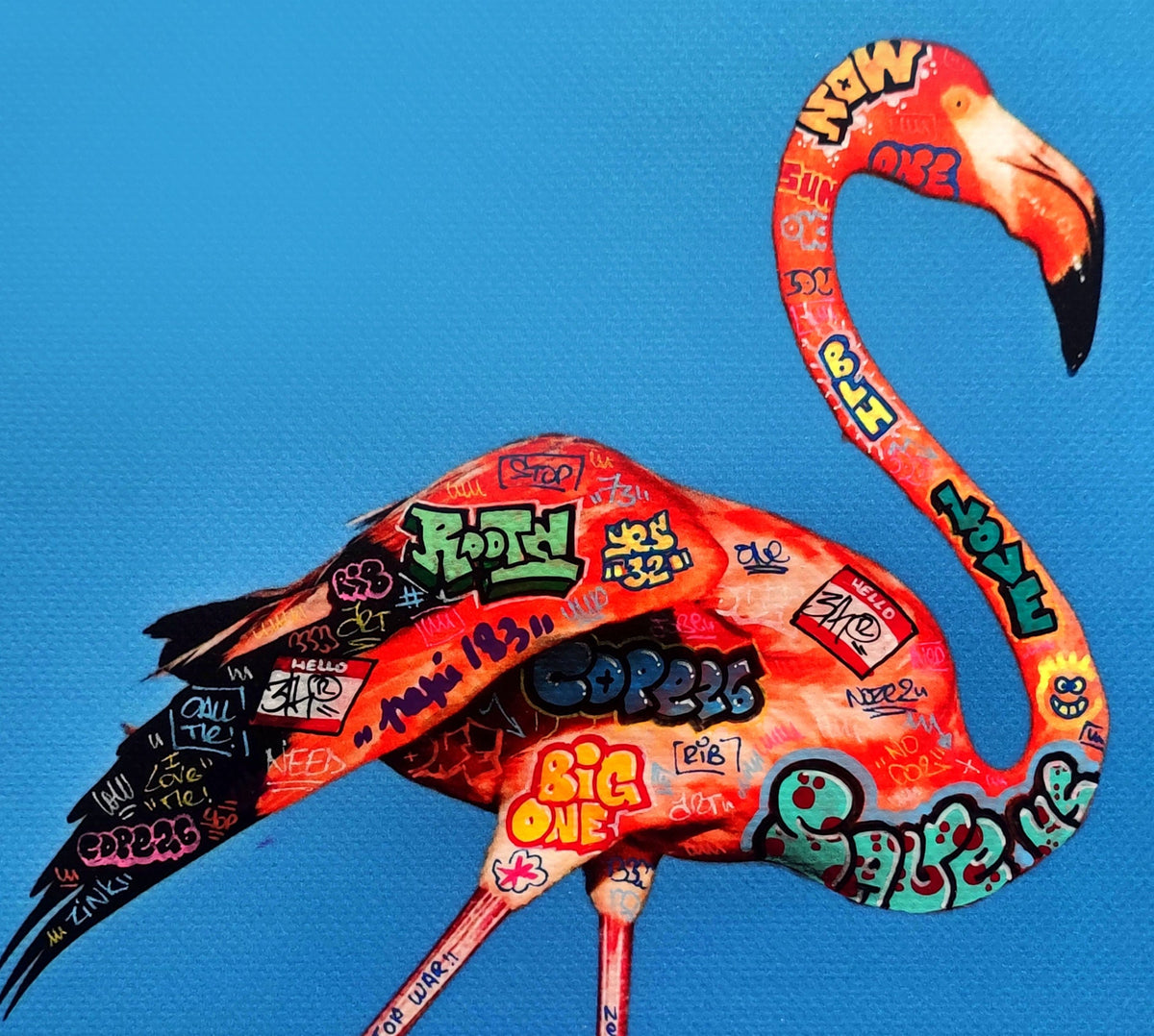 Flamant rose / Limited edition signed and numbered by Blach®
