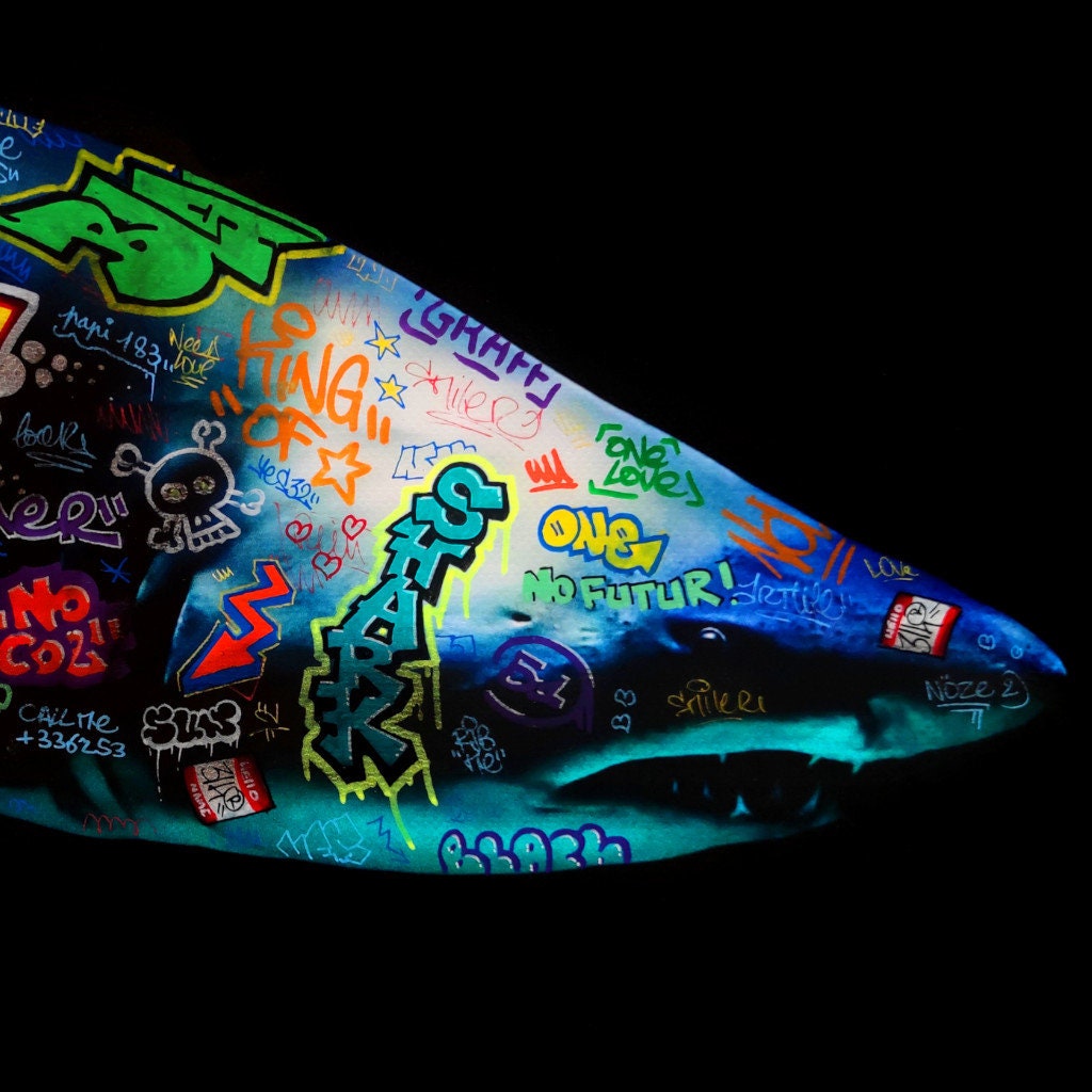 Requin / Limited edition signed and numbered by Blach®