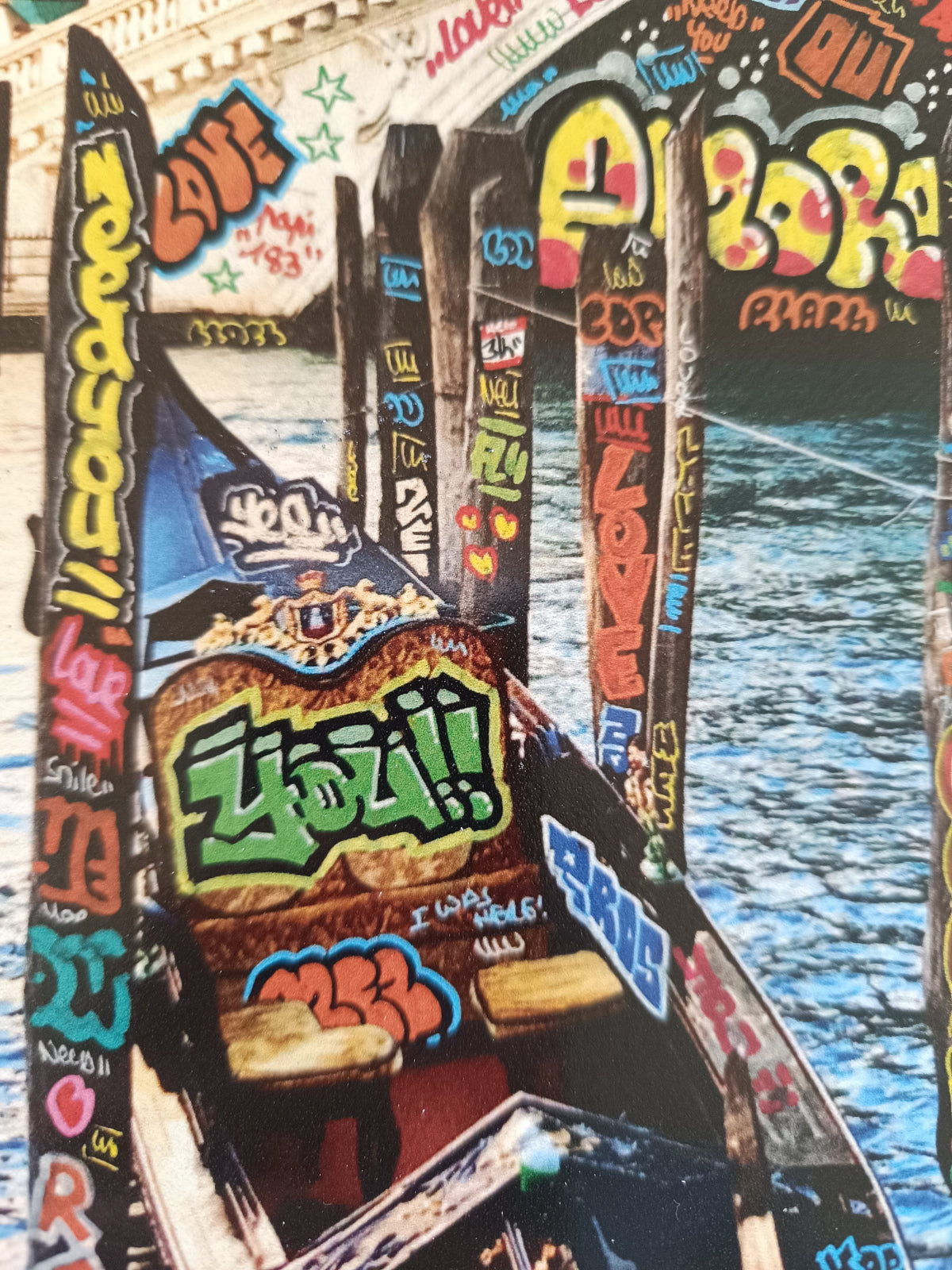 Venise in love. Edition limitée signée et numérotée. pop art streetart graffiti canvas