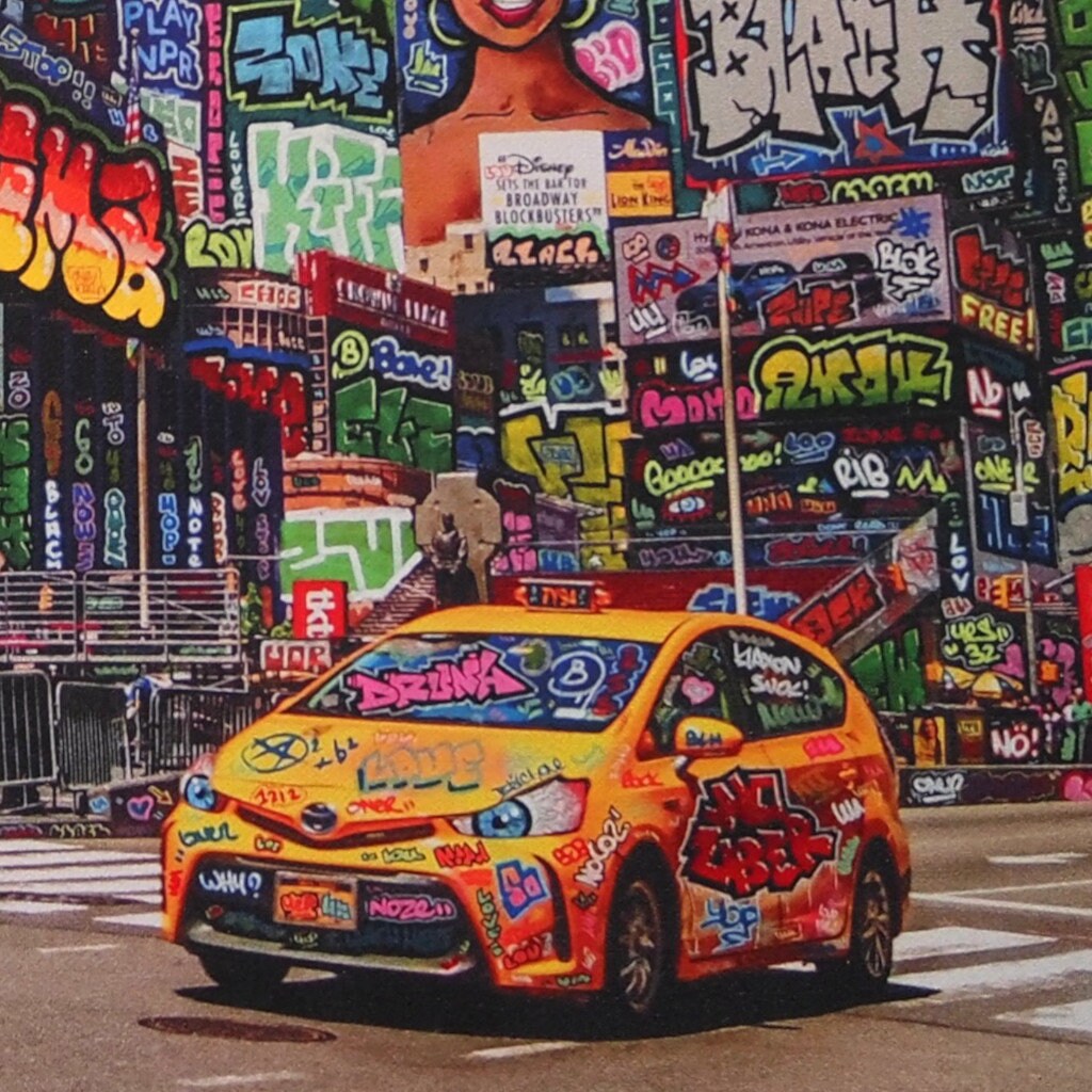 New York Afro Funky Graffiti (And Batman)