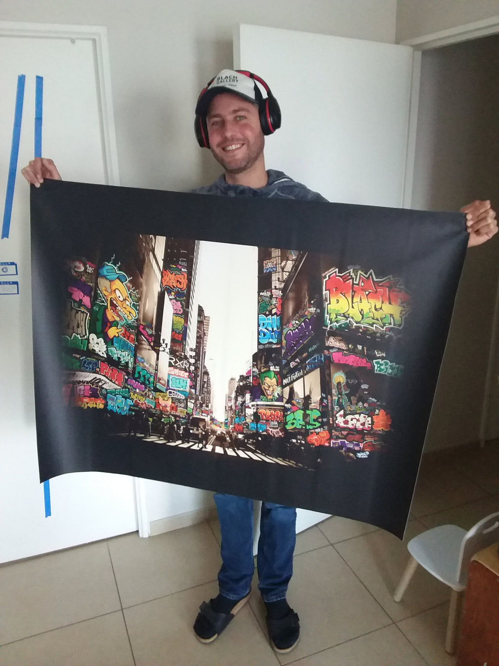 New York Burns Joker versus BlachCoin / Edition limitée, numérotée et signée par Blach®