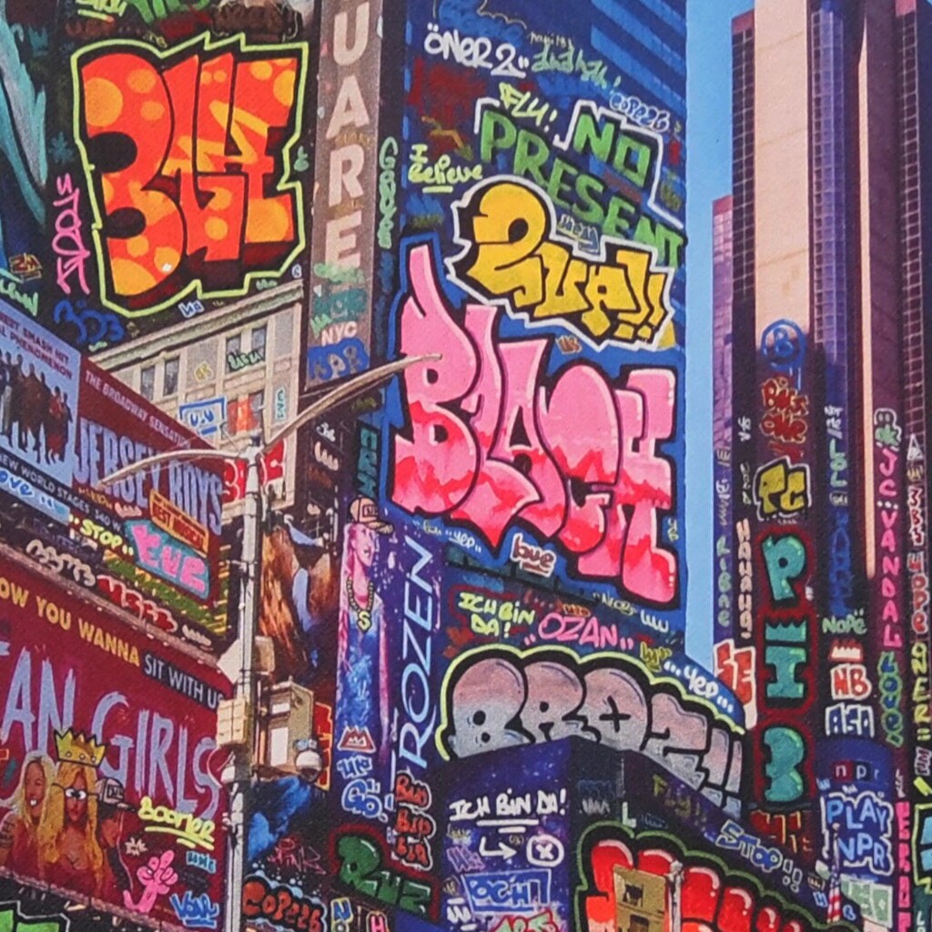 New York Afro Funky Graffiti (And Batman)