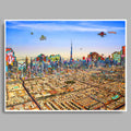 Dubaï Skyline / Limited edtion signed and numéroted by Blach®