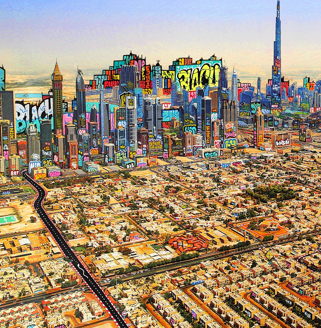 Dubaï Skyline / Limited edtion signed and numéroted by Blach®