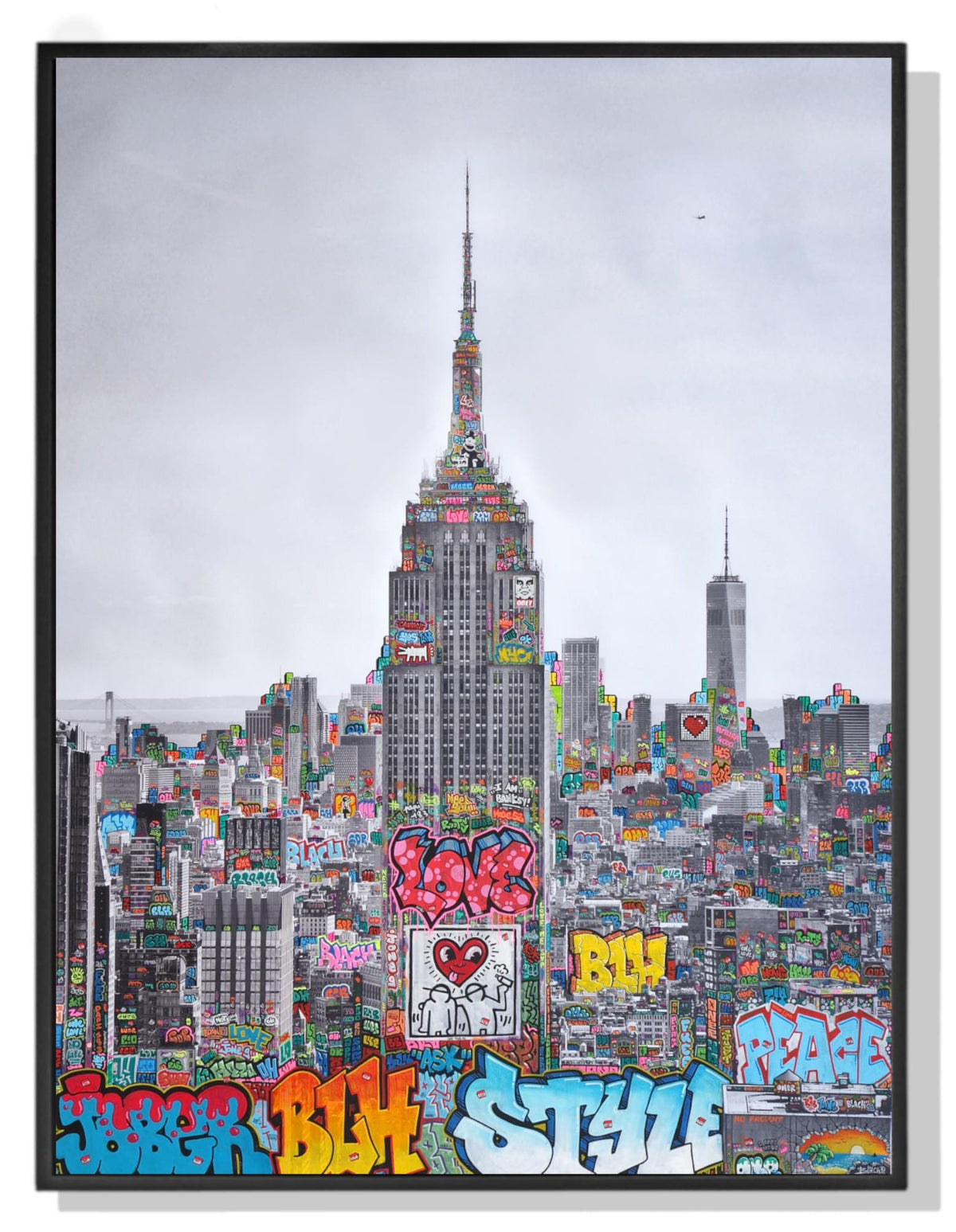 New York Love Keith Haring and other/ Edition limitée, numérotée et signée par Blach®