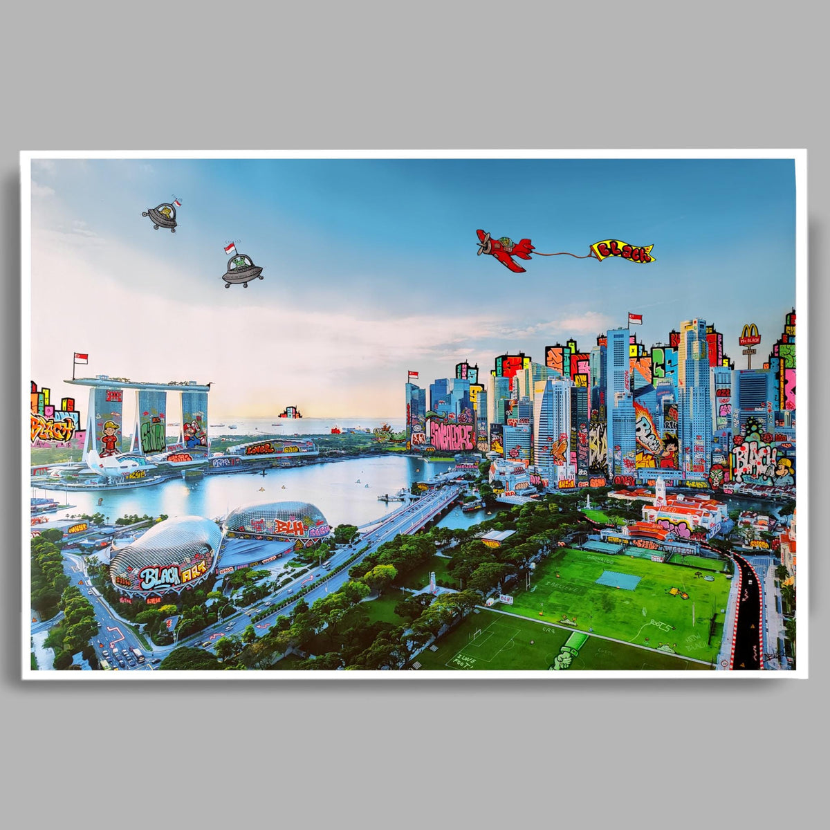 Singapour Graffiti Garden / Limited edtion signed and numéroted by Blach®