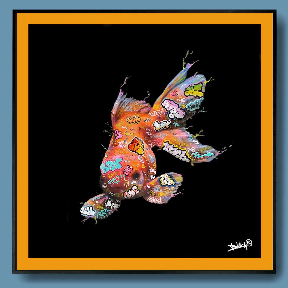 Poisson Rouge / Limited edition signed and numbered by Blach®