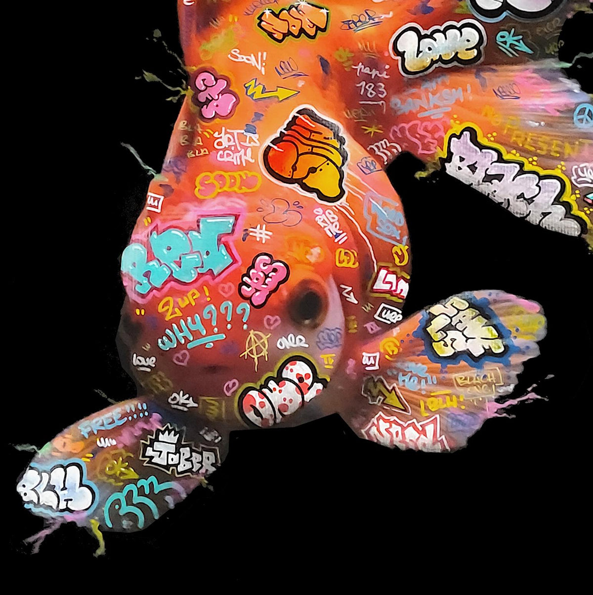 Poisson Rouge / Limited edition signed and numbered by Blach®