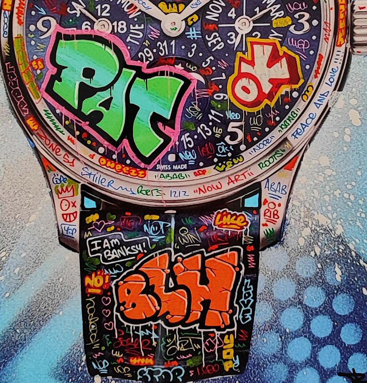 Patek Pat Graffiti / Limited edition numberd and signed by Blach®