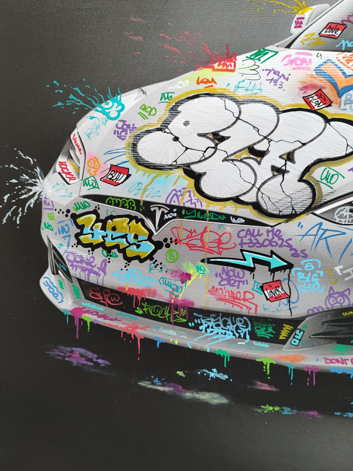 Tesla / Limited edition signed and numeroted by Blach®