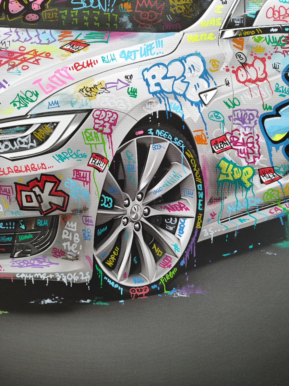 Tesla / Limited edition signed and numeroted by Blach®