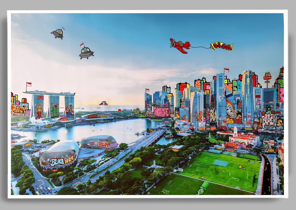 Singapour Graffiti Garden / Limited edtion signed and numéroted by Blach®