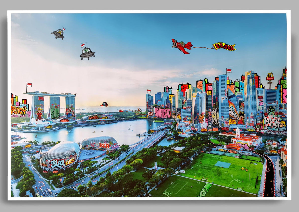 Singapour Graffiti Garden / Limited edtion signed and numéroted by Blach®