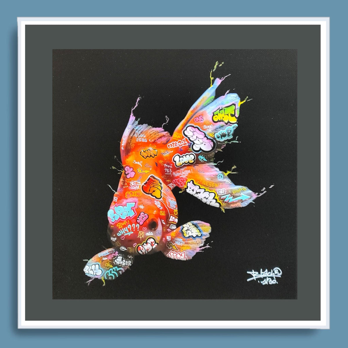 Poisson Rouge / Limited edition signed and numbered by Blach®