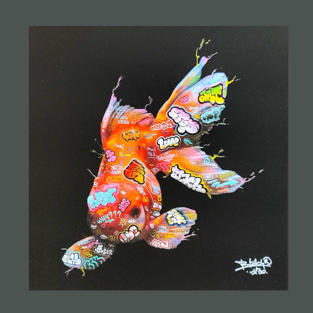 Poisson Rouge / Limited edition signed and numbered by Blach®