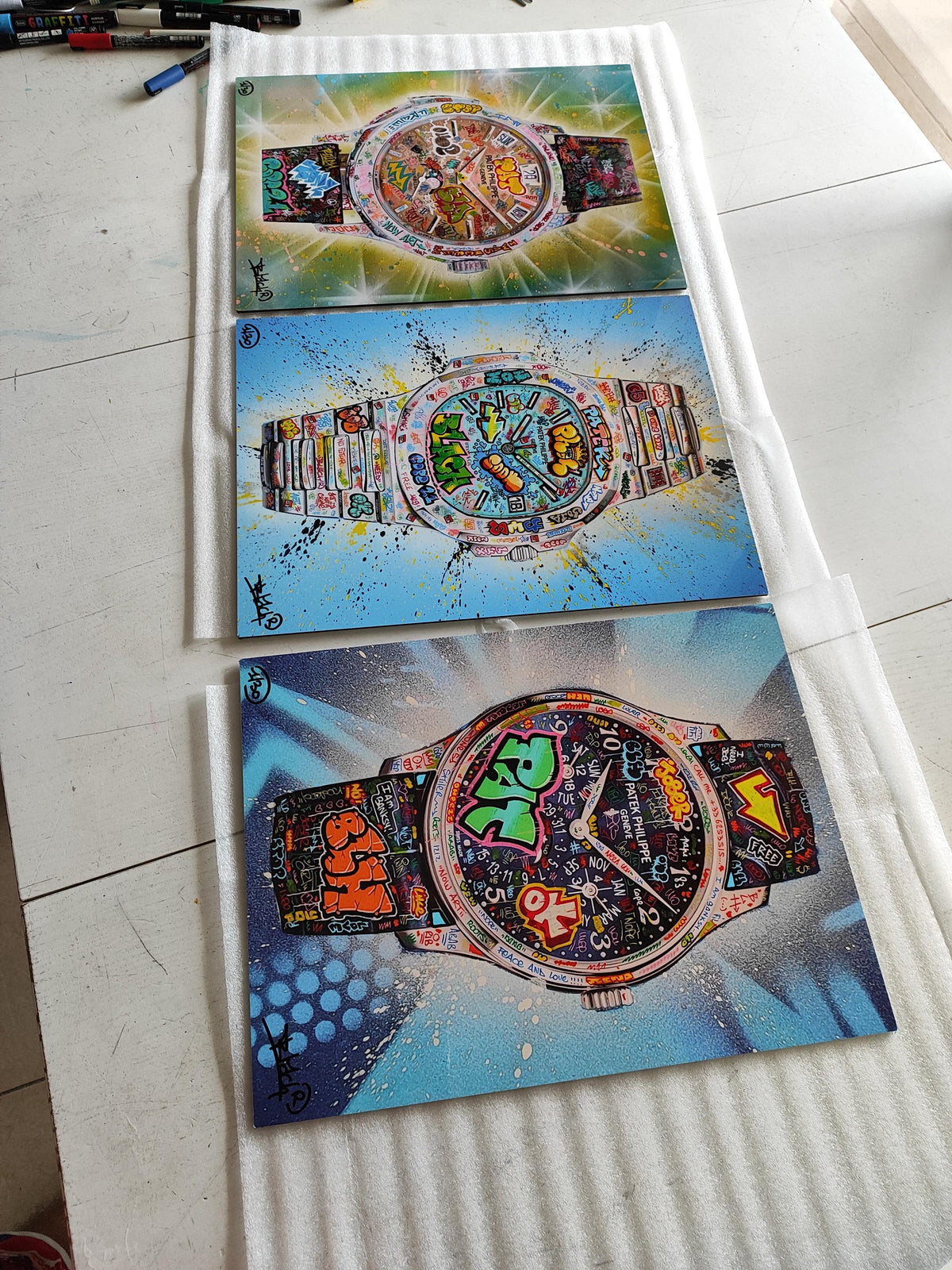Patek King Graffiti / Limited edition numberd and signed by Blach®