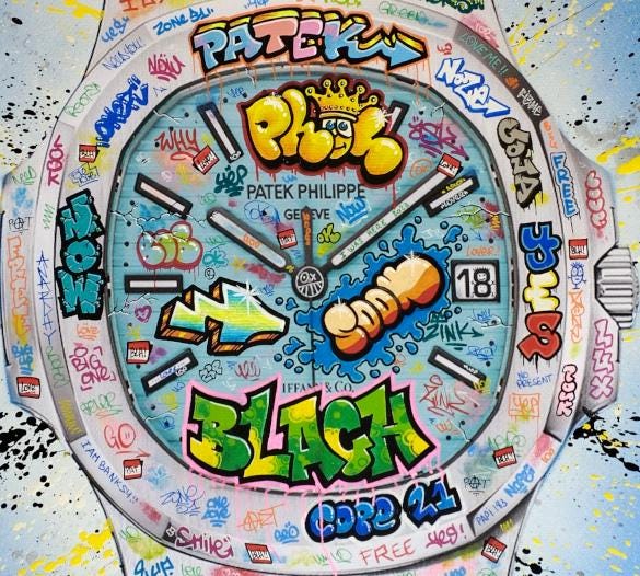 Patek King Graffiti / Limited edition numberd and signed by Blach®