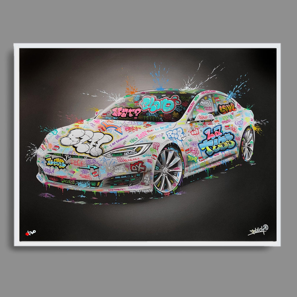 Tesla / Limited edition signed and numeroted by Blach®