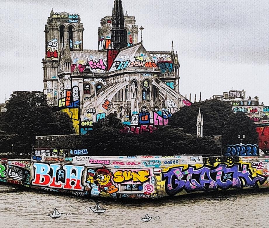 Notre Dame de Paris Tribute  / Limited edition hand signed by Blach®