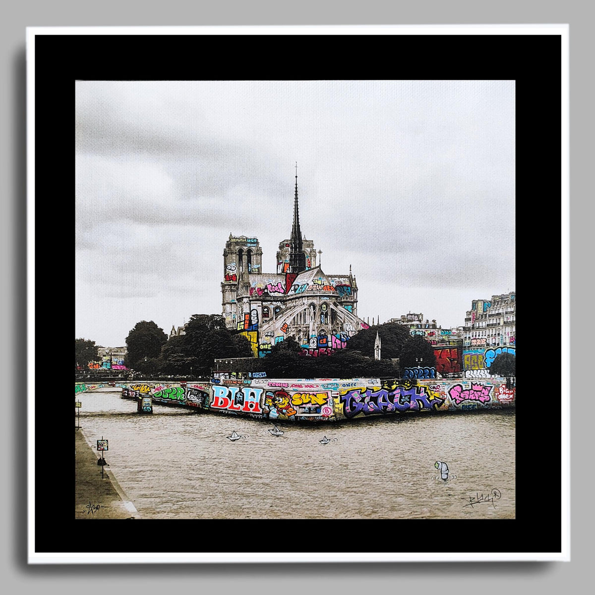Notre Dame de Paris Tribute  / Limited edition hand signed by Blach®