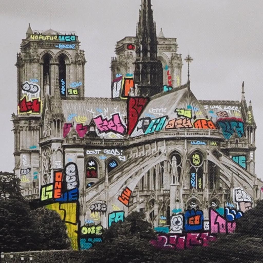 Notre Dame de Paris Tribute  / Limited edition hand signed by Blach®