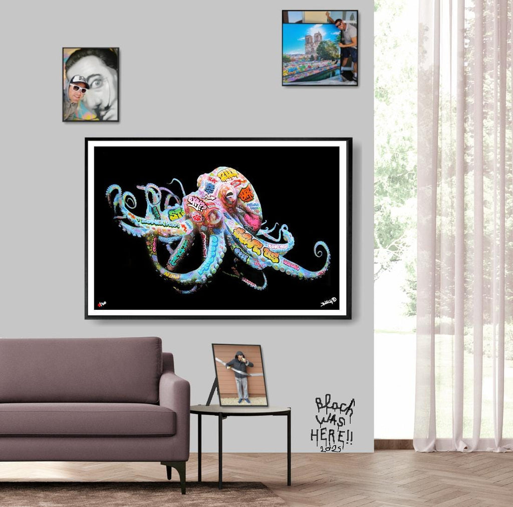 Octopus Reverse / Limited edition signed and numbered by Blach®