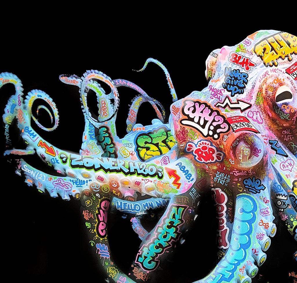 Octopus Reverse / Limited edition signed and numbered by Blach®