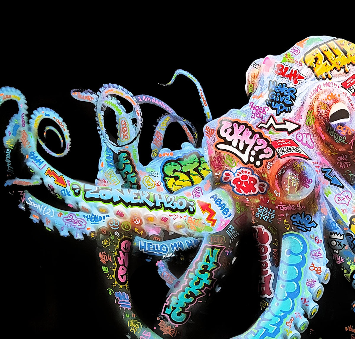 Octopus Reverse / Limited edition signed and numbered by Blach®