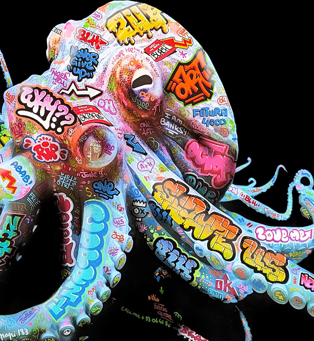 Octopus Reverse / Limited edition signed and numbered by Blach®