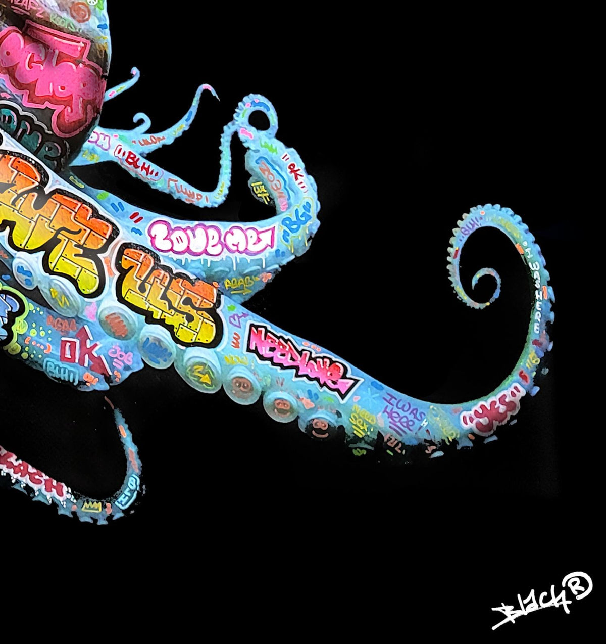 Octopus Reverse / Limited edition signed and numbered by Blach®