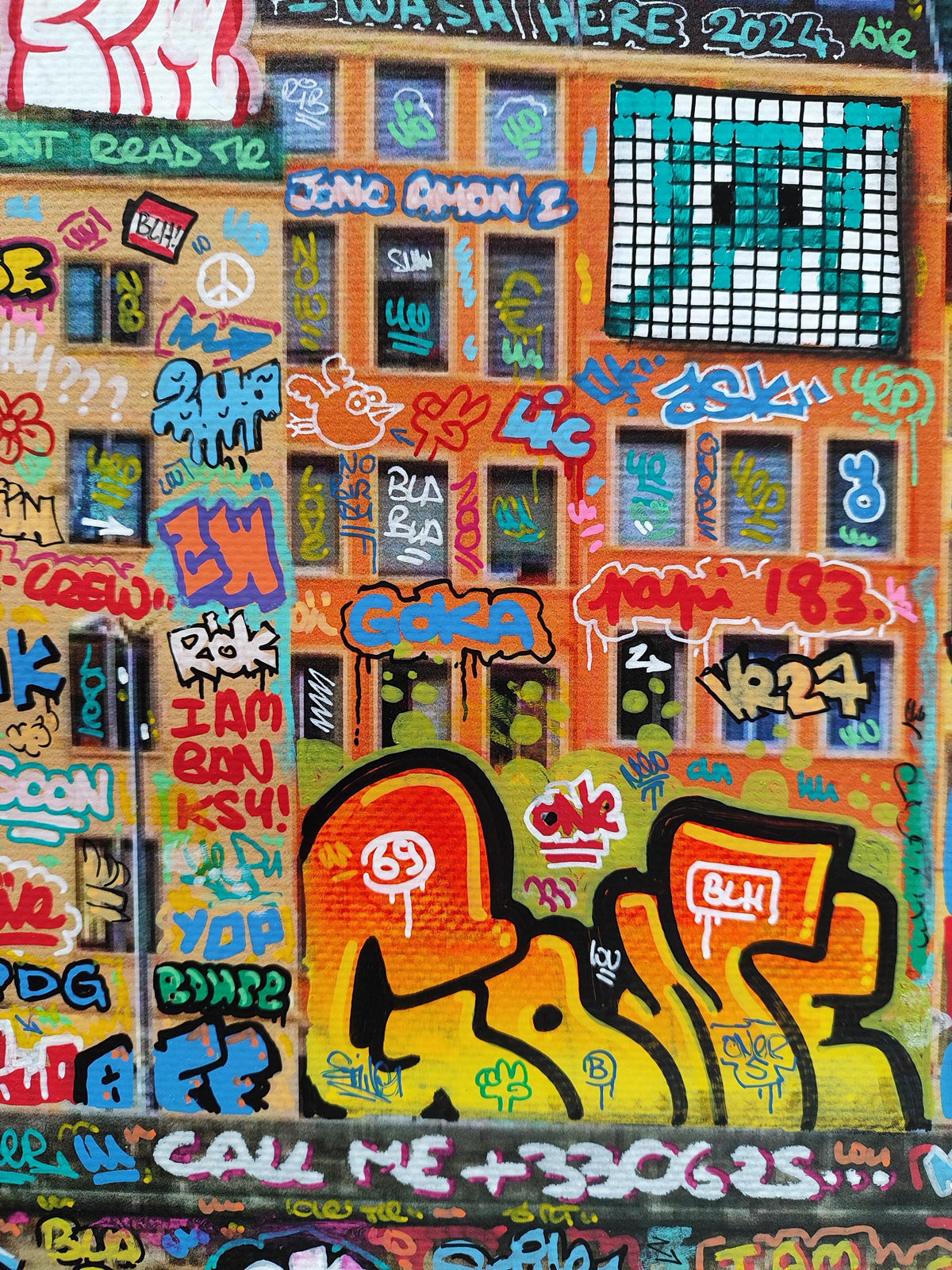 Lyon feat Carotte XL / Limited edition signed and numbered by Blach® and Carotte Officiel !