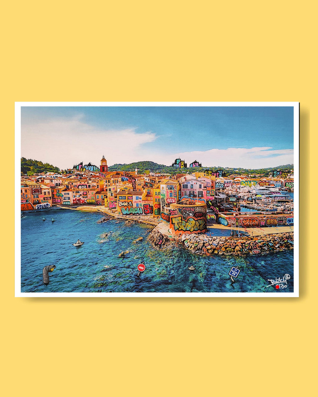 Saint Tropez / Graffiti Art édition by Blach®