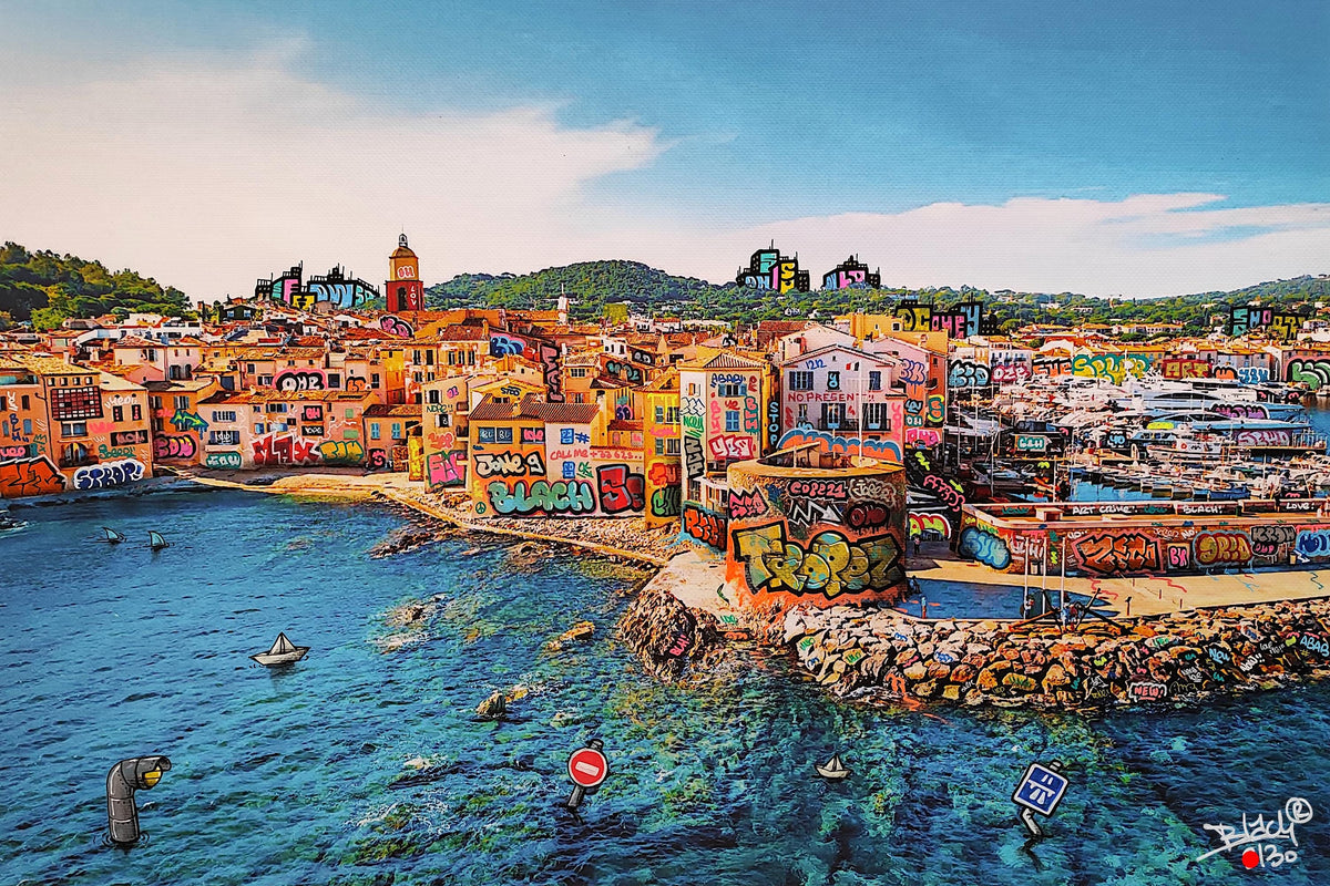Saint Tropez / Graffiti Art édition by Blach®