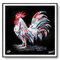 Coq Vive la France Origami Graffiti Art By Blach®