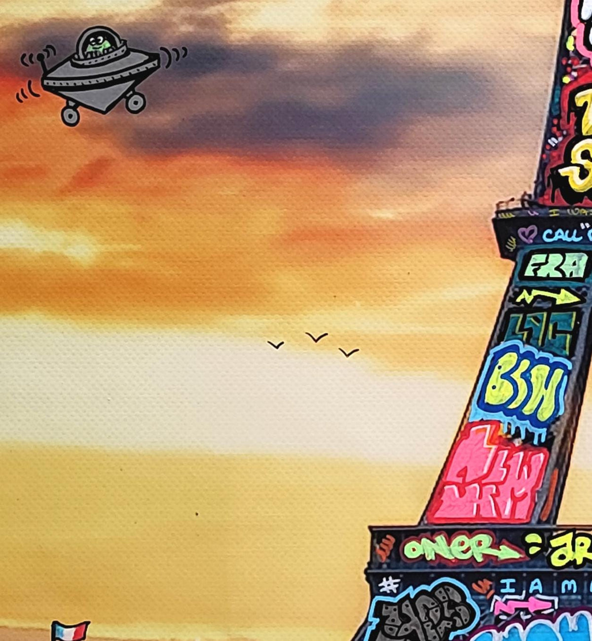 Paris Tour Eiffel Reflexion / Limited edition hand signed by Blach®