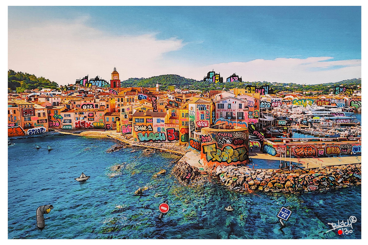 Saint Tropez / Graffiti Art édition by Blach®