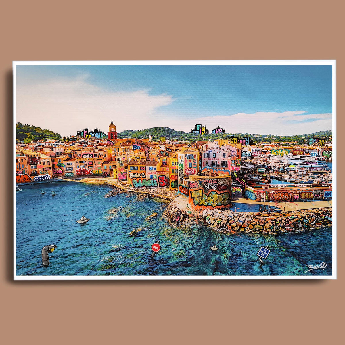 Saint Tropez / Graffiti Art édition by Blach®