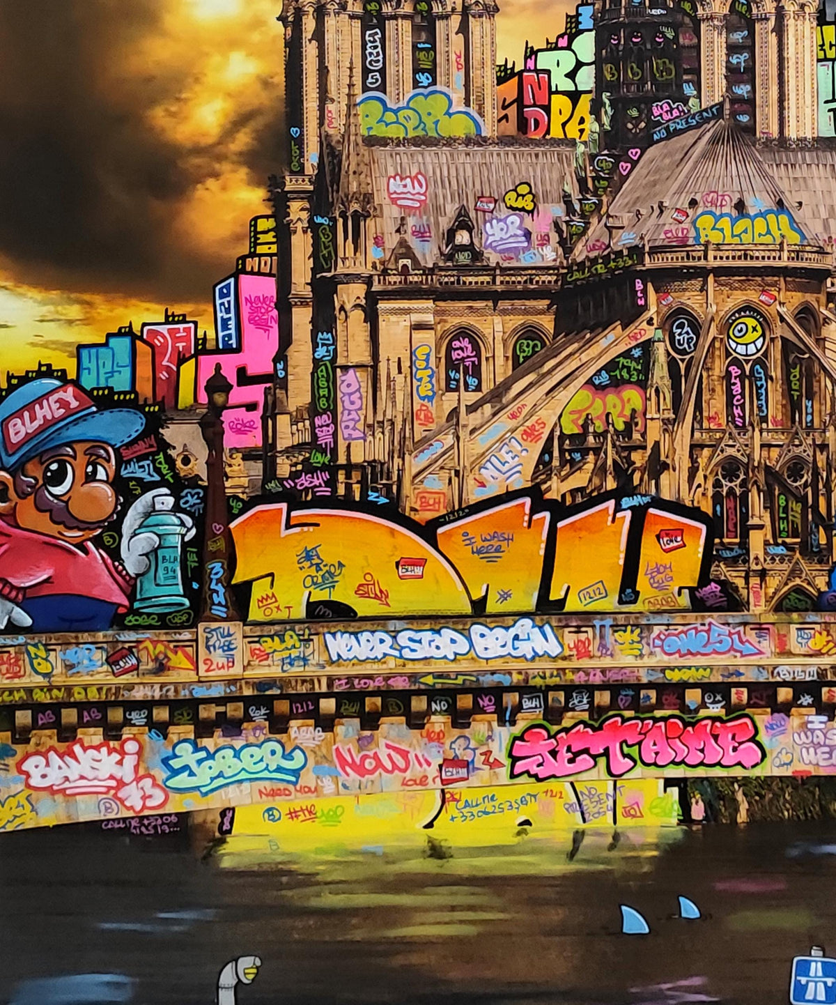Notre Dame de Paris Apocalypse 3054 limited edition by Blach®