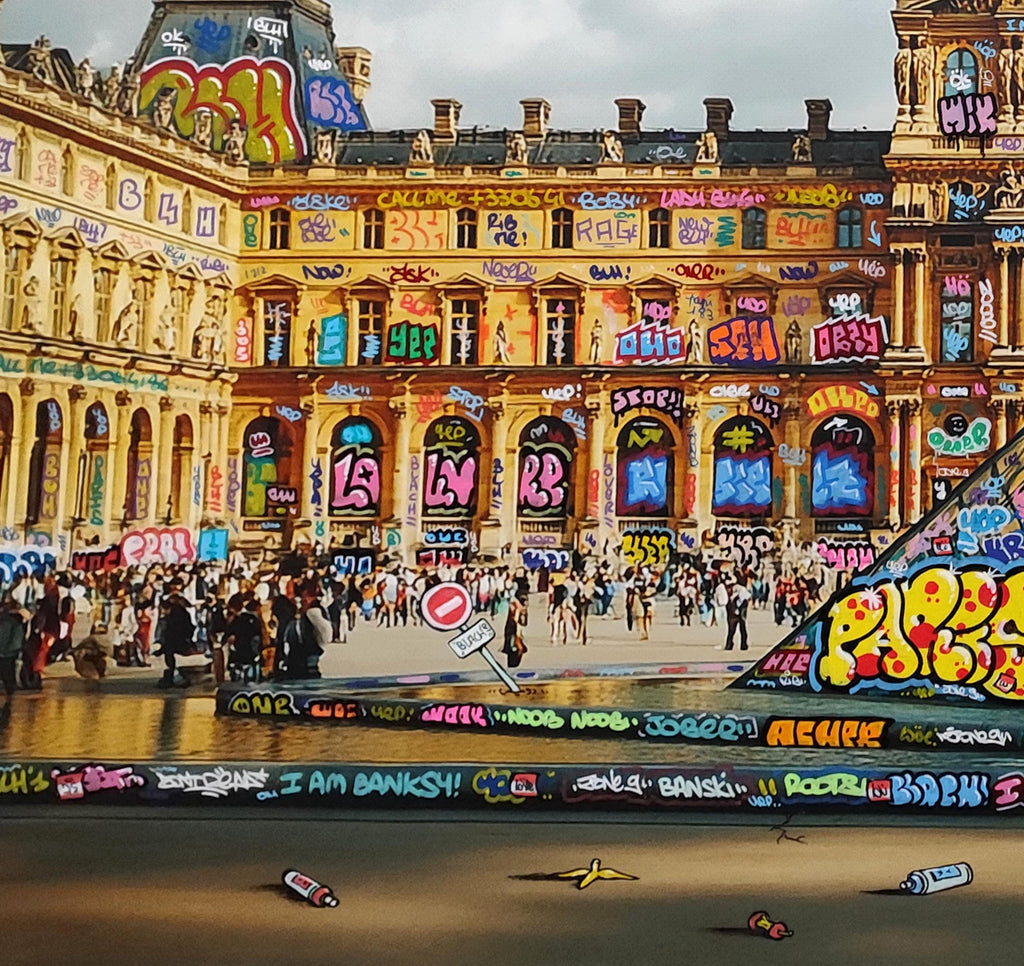 Cambriolage et Coloriage au Louvre