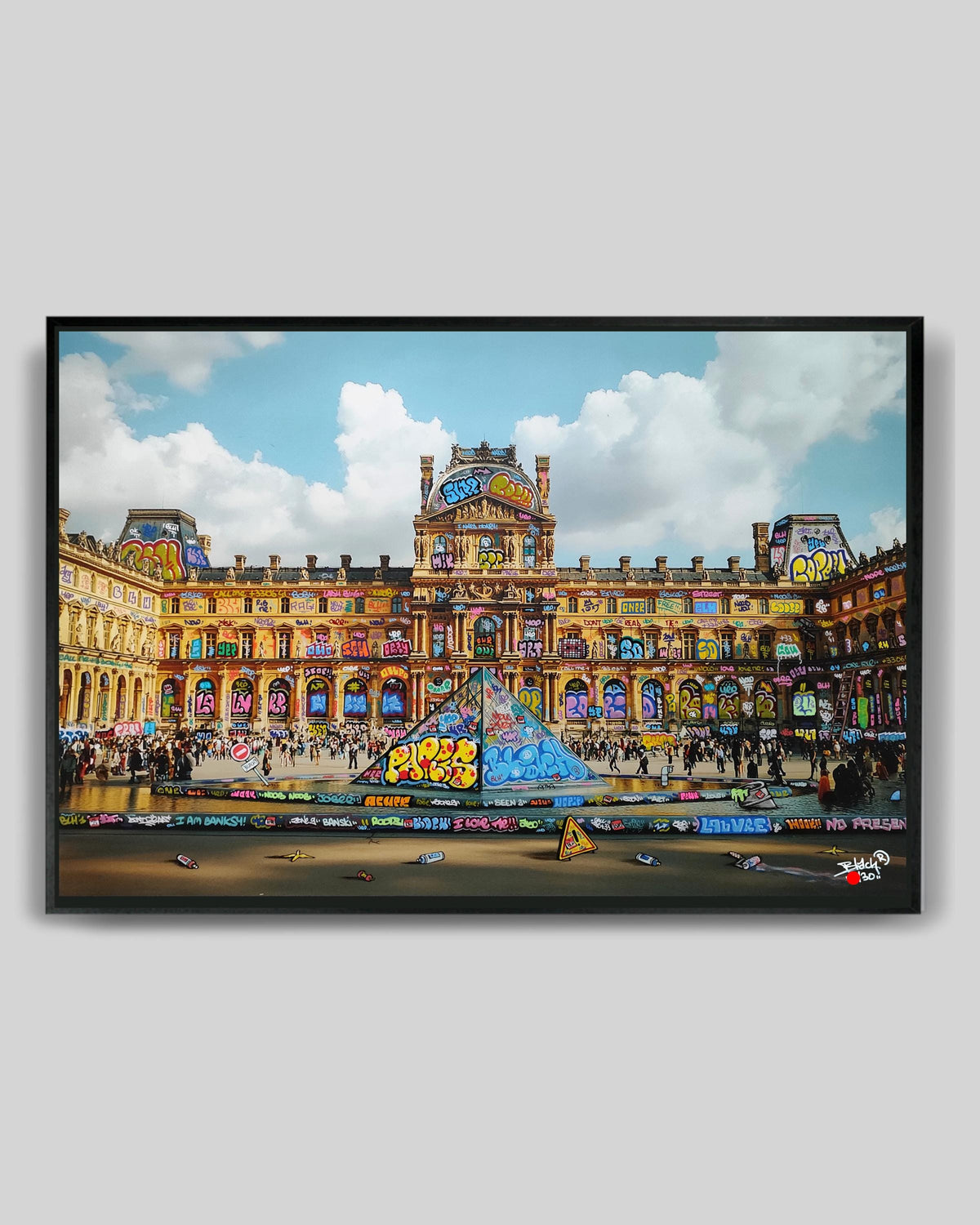 Cambriolage et Coloriage au Louvre