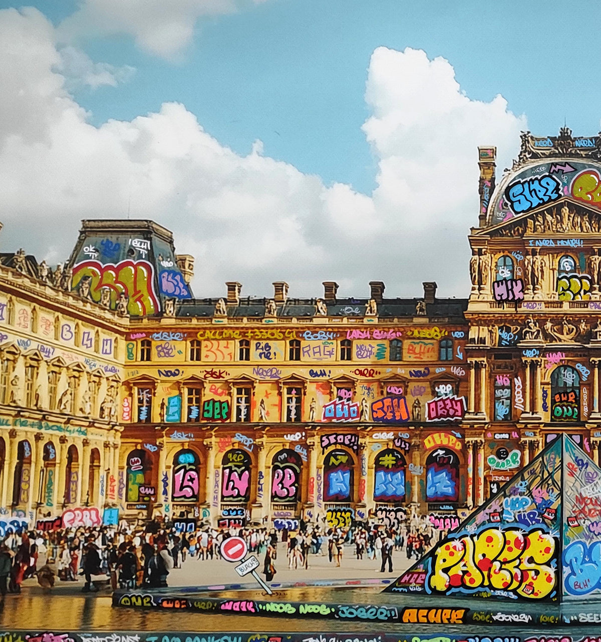Cambriolage et Coloriage au Louvre