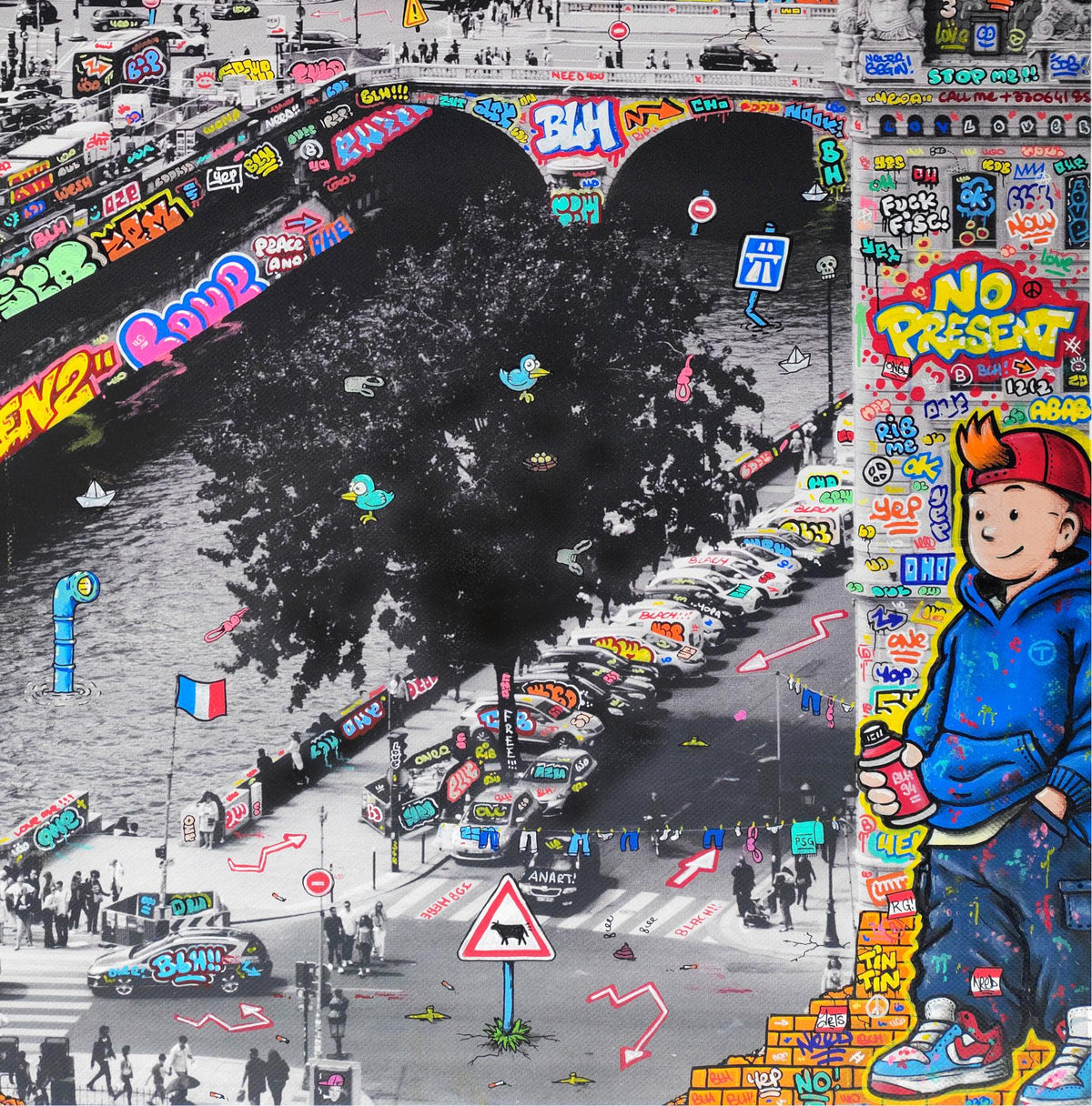 Paris Bande déssinée Vertical XL