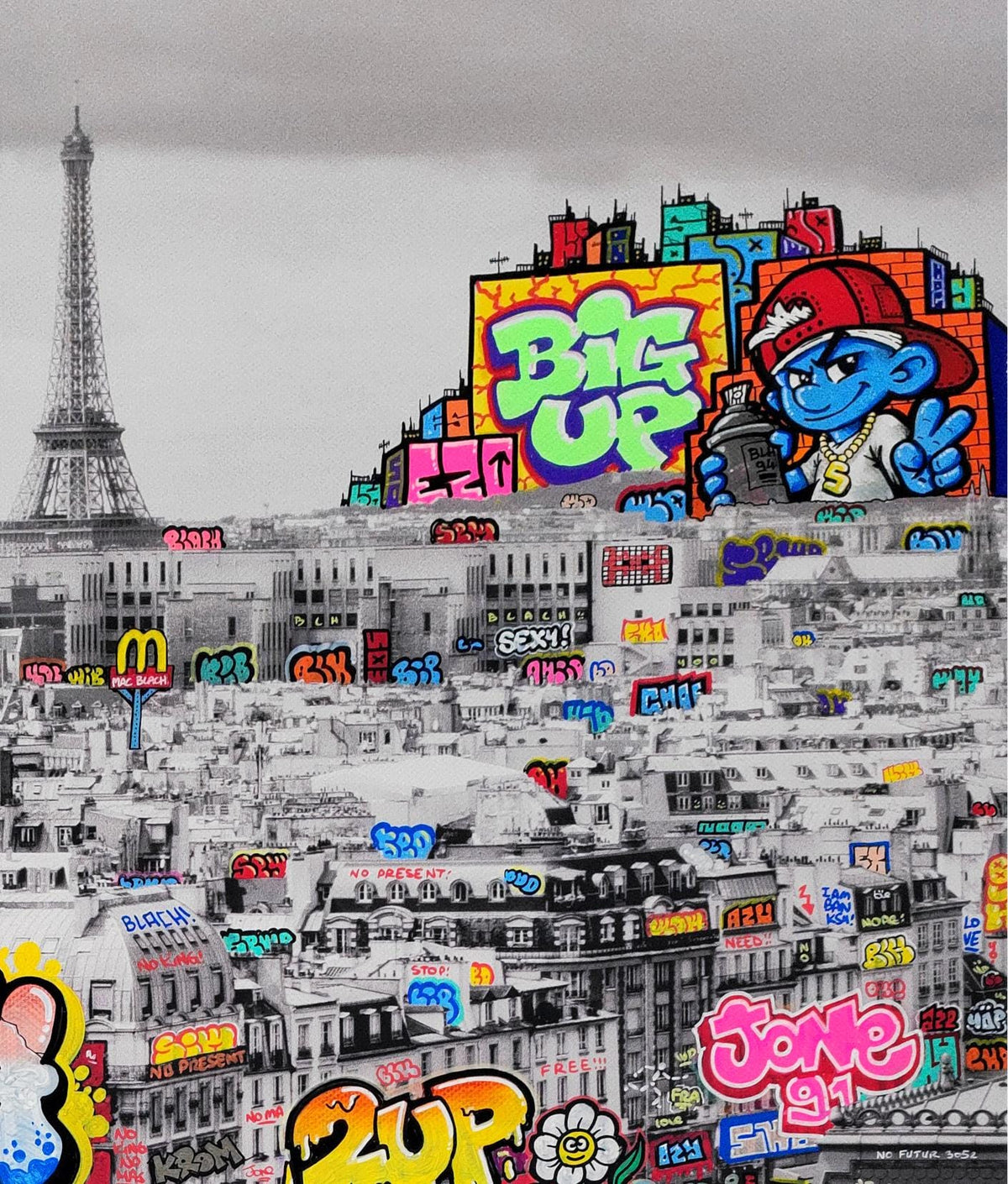 Paris Bande déssinée Vertical XL