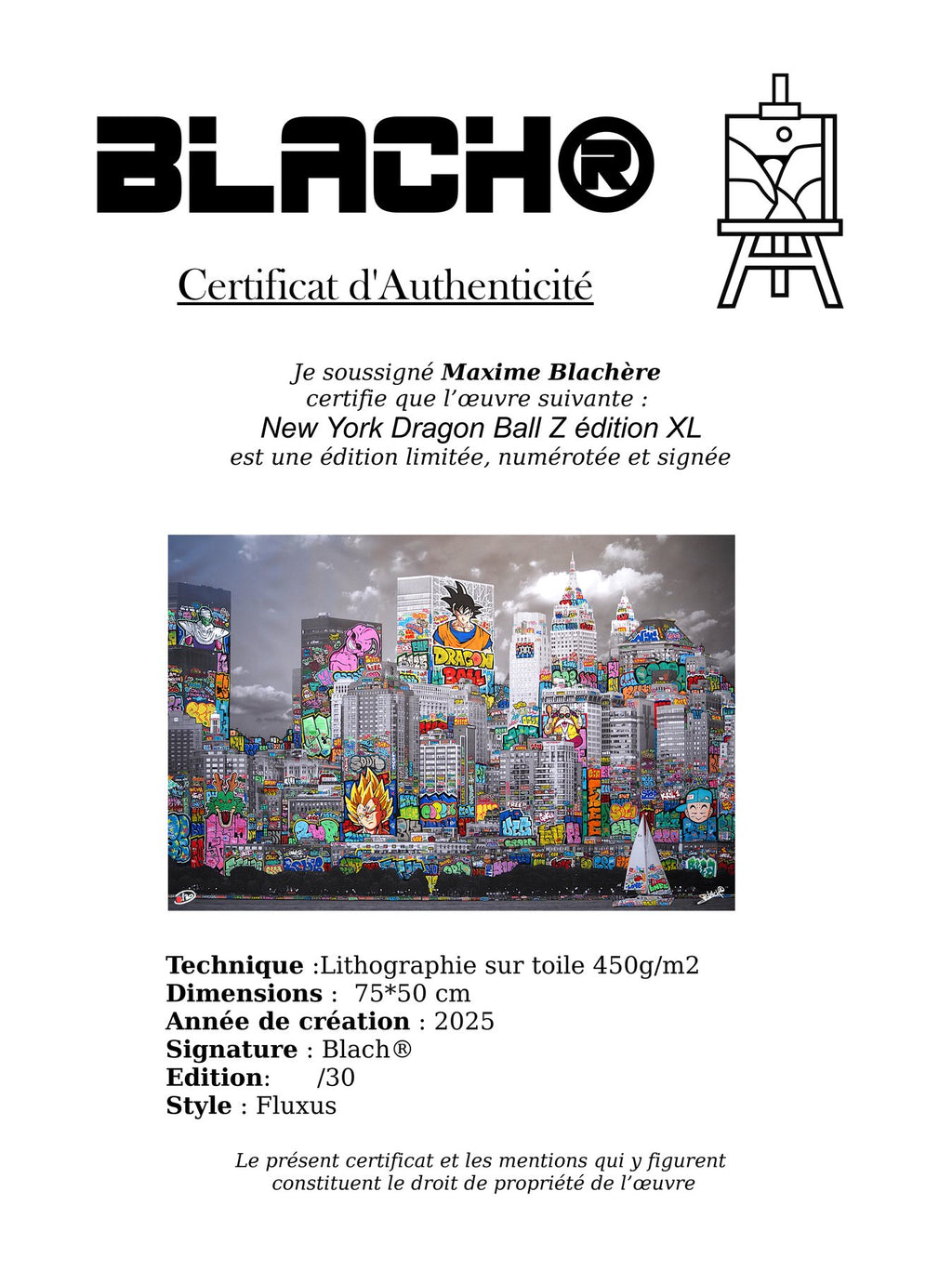 Certificat d'authenticité