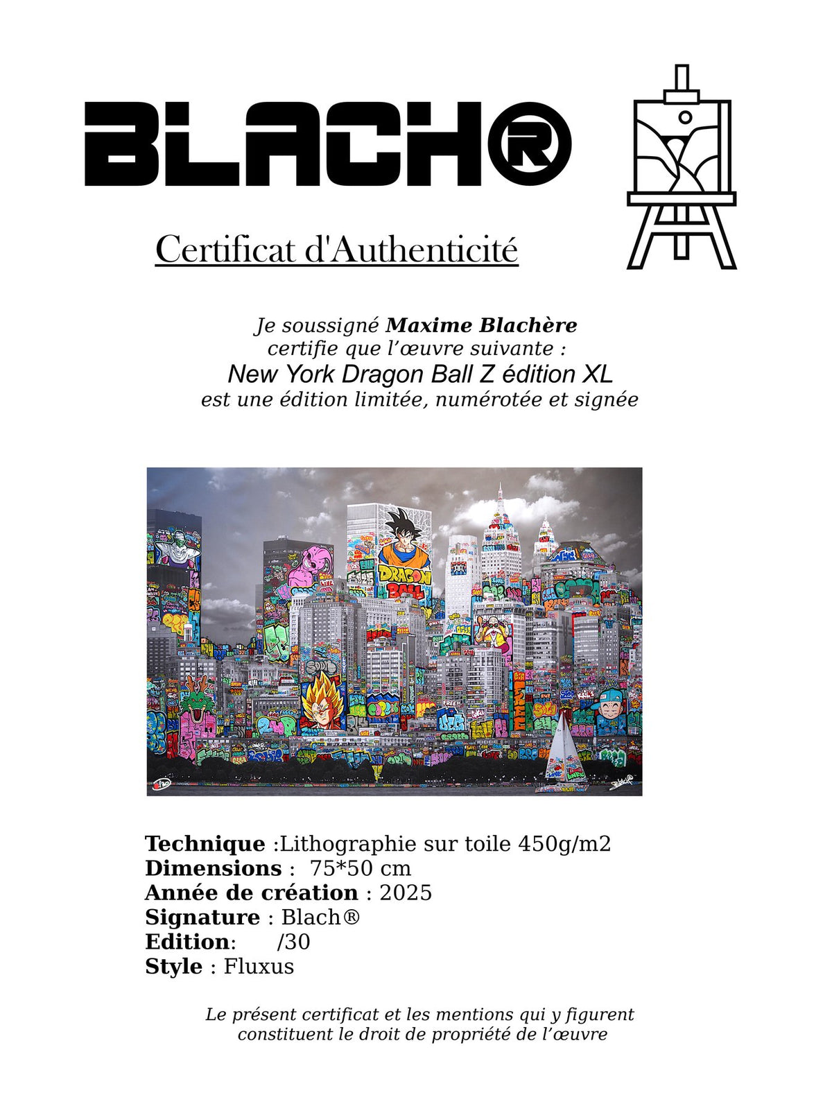Certificat d'authenticité