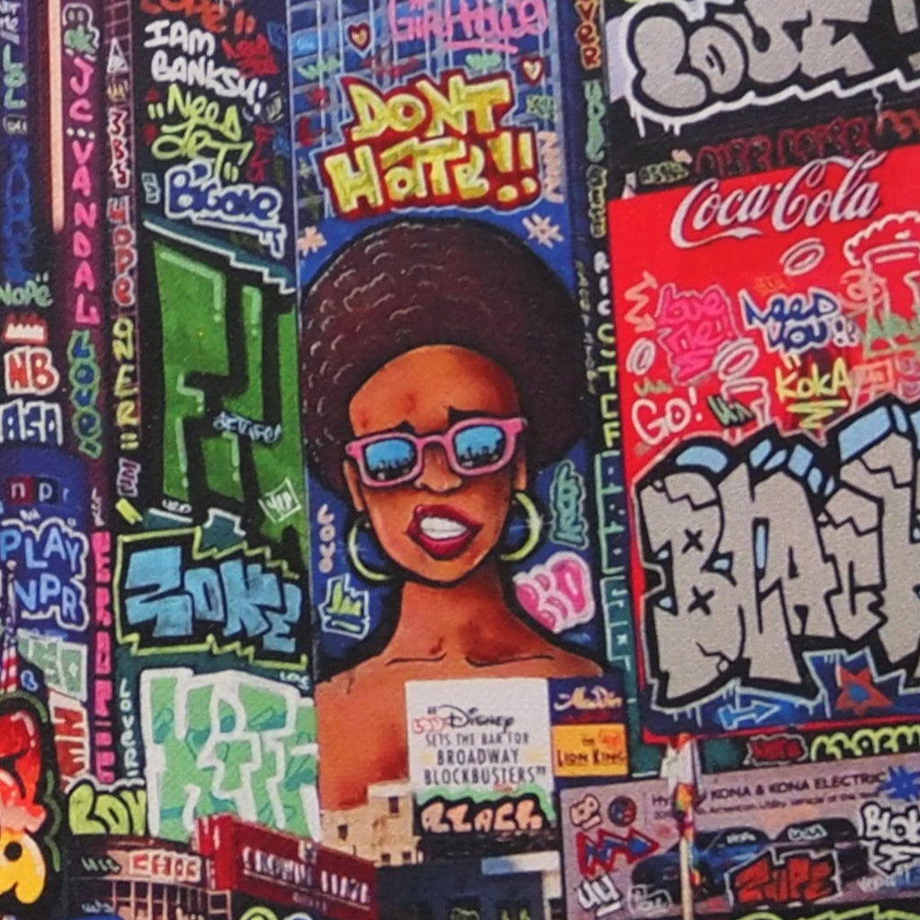 New York Afro Graffiti (et Batman) — BLACH®