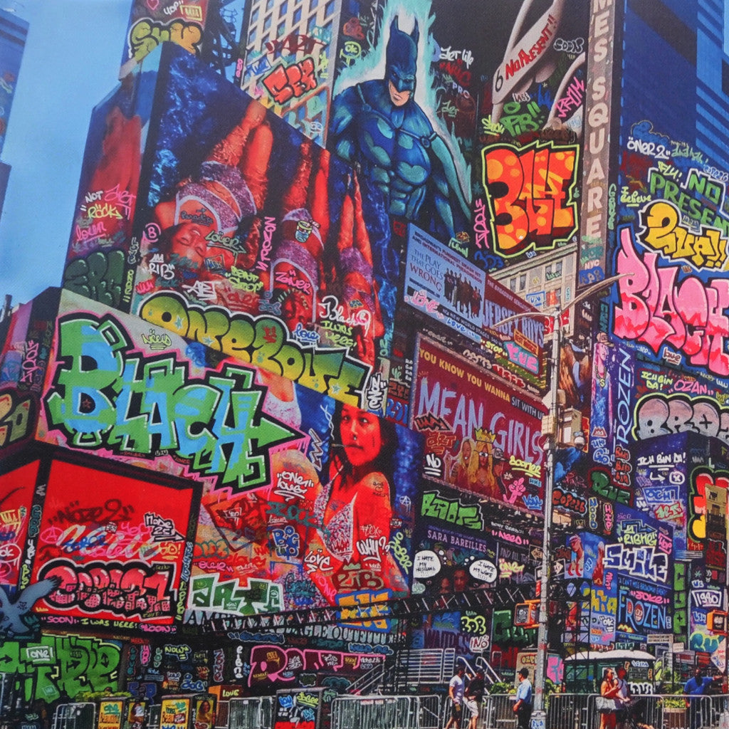 New York Afro Graffiti (et Batman) — BLACH®