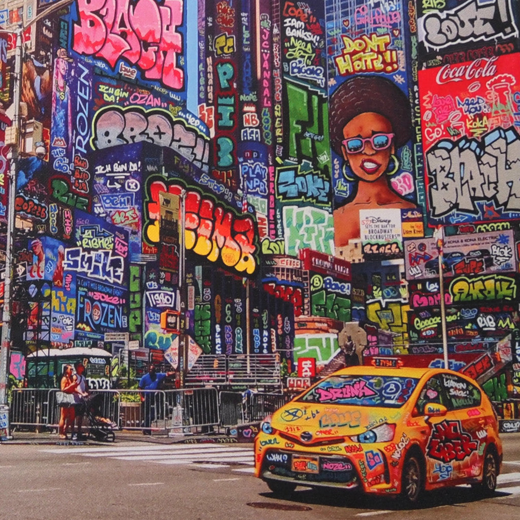 New York Afro Graffiti (et Batman) — BLACH®