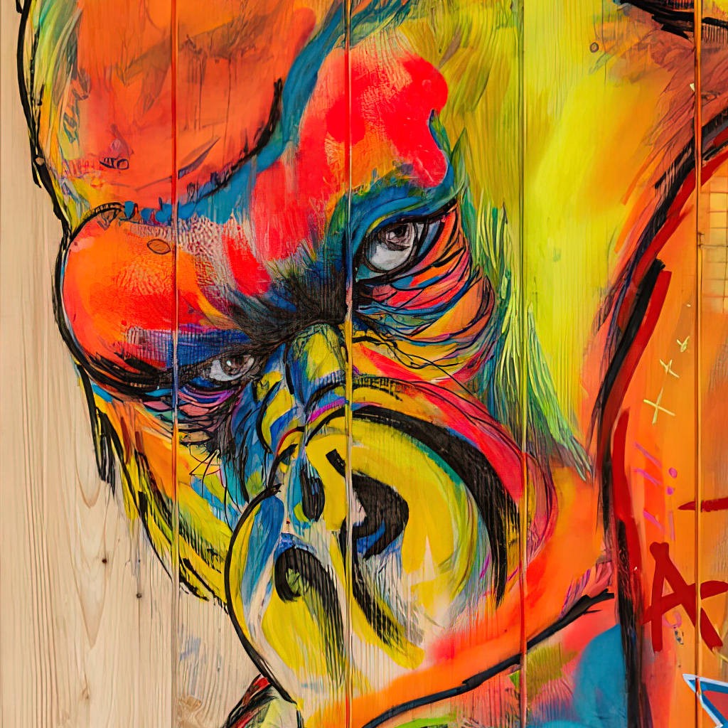 Pop Kong — gros plan sur le regard