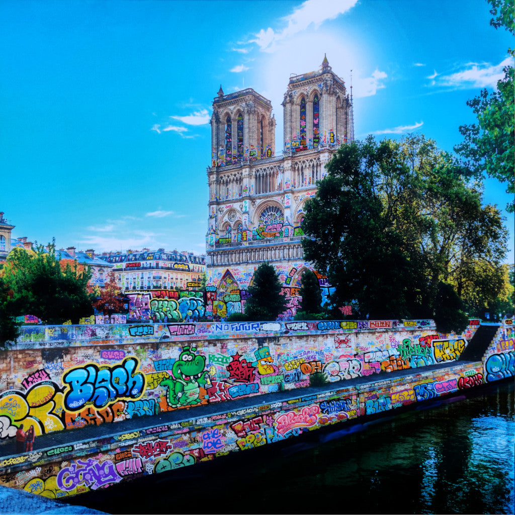 Paris Notre Dame du graffiti